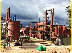 pyrolysis plant in Colombia